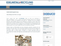 Edelmetallrecycling in Deutschland