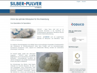 silber-pulver.de Webseite Vorschau