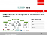 berufsfelderkundung-kreis-soest.de Webseite Vorschau
