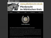 pferderecht-mk.de Webseite Vorschau