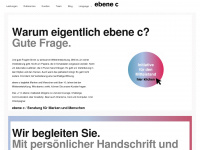 ebene-c.de Webseite Vorschau