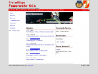 ff-kueb.at Webseite Vorschau
