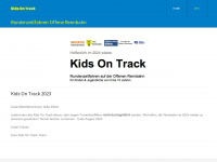 kidsontrack.ch Webseite Vorschau