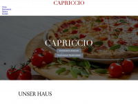 ristorante-capriccio.de Webseite Vorschau