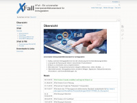 xfall.eu Webseite Vorschau