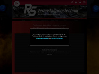 rs-veranstaltungen.de Webseite Vorschau