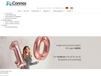 iconnex.eu Webseite Vorschau