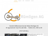weber-ruemligen.ch Webseite Vorschau