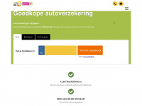 goedkopeautoverzekering.nl Webseite Vorschau