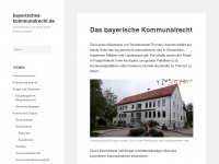 bayerisches-kommunalrecht.de Webseite Vorschau