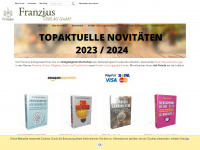 franzius-buchshop.de Webseite Vorschau