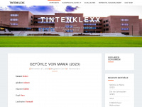 tintenklexx.com Webseite Vorschau