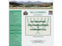 juedspurenhuenfelderland.de Webseite Vorschau