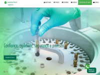 laboratoriosantos.com.br Webseite Vorschau