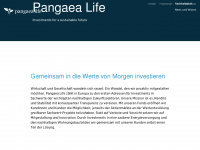 pangaea-life.de Webseite Vorschau