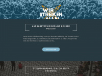 wir-streiken-alle.de Webseite Vorschau