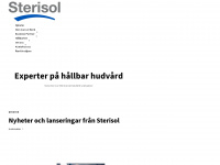sterisol.se Webseite Vorschau