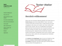 text-experte.com Webseite Vorschau