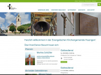 ev-kirche-hauingen.de Webseite Vorschau