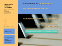 mybrahms.de Webseite Vorschau