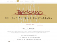baccano-kassel.de Webseite Vorschau