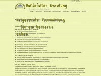 hundefutter-beratung.com Webseite Vorschau