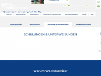 ws-industries.de Webseite Vorschau