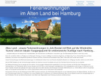 ferienwohnung-altesland.com Webseite Vorschau