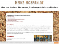 heinz-mcspan.de Webseite Vorschau