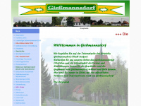 giessmannsdorf.de Webseite Vorschau