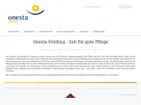onesta-pflege.de Webseite Vorschau