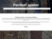 paintball-spielen.net Webseite Vorschau
