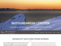 skitouren-lofoten.ch Webseite Vorschau