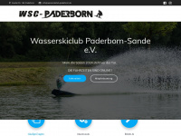 wasserskiclub-paderborn.de Webseite Vorschau