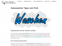 auto-waschen.eu Webseite Vorschau