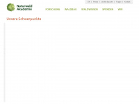 naturwald-akademie.org Webseite Vorschau