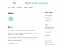 shabbatgruppemagdeburg.wordpress.com Webseite Vorschau