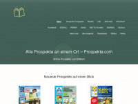 prospekte.com Webseite Vorschau