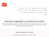 flugblaetter.at Webseite Vorschau