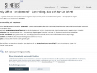 sineus-plus.de Webseite Vorschau