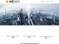 adpack.tv Webseite Vorschau