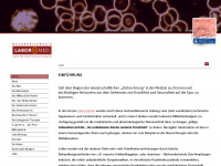 labor-med.ch Webseite Vorschau