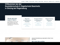 bootsfahrschule-baschwitz.de Webseite Vorschau