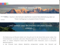 sepeliber.ch Webseite Vorschau