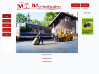 mt-modellbahn.de Webseite Vorschau