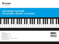 piano-nova-aalen.de Webseite Vorschau