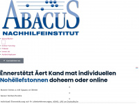 abacus-nachhilfe.lu Webseite Vorschau