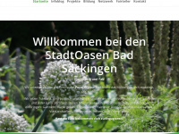 stadtoasen.info Webseite Vorschau