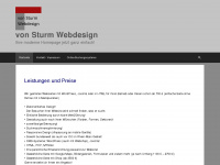 vonsturm-webdesign.de Webseite Vorschau
