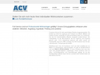 acv-wohncontainerverleih.de Webseite Vorschau